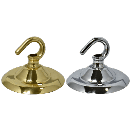 Ceiling Hook Plate for Chandelier Brass or Chrome Lyvia