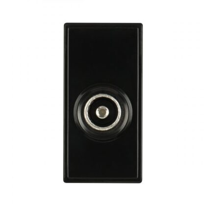 Arlec Screened Female TV Euro Data Grid Module Black 7843GB
