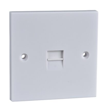 Single Gang Secondary Telephone Socket BT IP20 White Schneider Electric GTELSEC