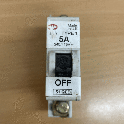 MEM 5A Type 1 Single Pole MCB M6 51 QEB