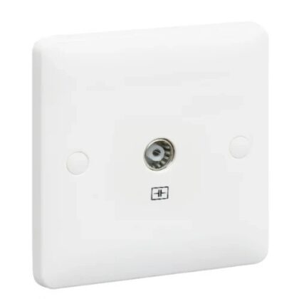 MK/Honeywell 1G Single Outlet Isolated TV Socket