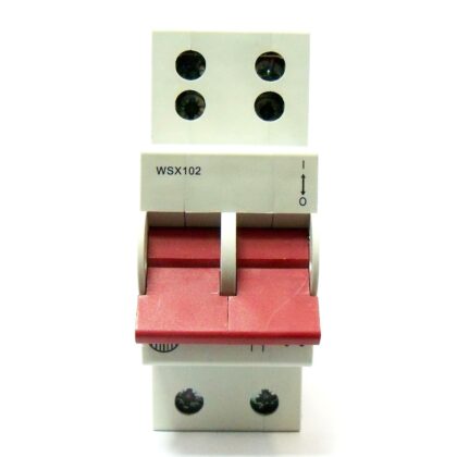 Wylex 100A Double Pole Main Switch Isolator WSX102 AC22A