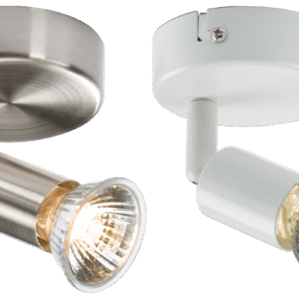 Single Indoor Wall or Ceiling Spot Light 50W GU10 Knightsbridge NSPGU1
