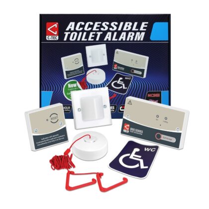 Accessible Disabled Toilet Alarm Pull Cord Kit C-TEC NC951