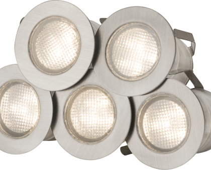 KNIGHTSBRIDGE KIT16WW 230V IP65 10 X 0.2W 3000K LED DECKING LIGHTS