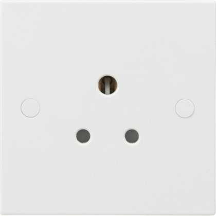 5 Amp Single 1 Gang Round Pin Old Style Plug Socket
