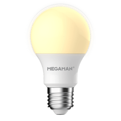 10 Pack LED Standard GLS Light Bulb 8.6W = 60W ES E27 Warm White 2700K Megaman