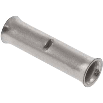 4.6mm Copper Butt Splice Terminal Unicrimp Q-Crimp QB4.6 x 25 pack inline