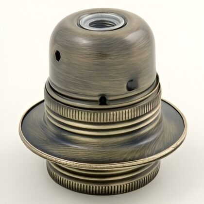 E27 ES Industrial Retro Vintage Style Lamp Light Bulb Holder Antique Brass