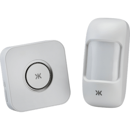Plug In Wireless Motion Sensor Activated Chime Set Kightsbridge DC016