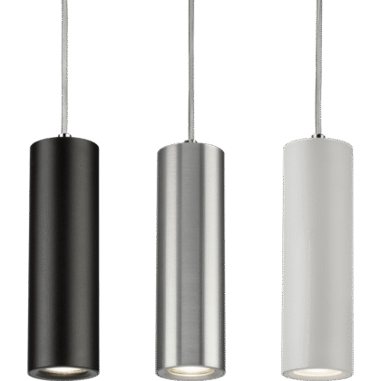 Single Suspended Ceiling Pendant Light Fitting 10W GU10 Knightsbridge Dasan