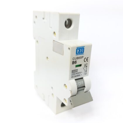 CED 6A Type B Single Pole MCB B6 CUB6SP
