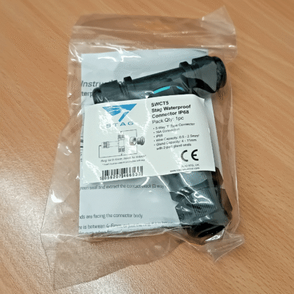 Weatherproof 16A 5 Way Cable Waterproof T Connector Joint IP68 Stag SWCT5