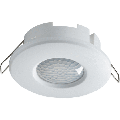 Surface or Recess Ceiling 360 Degree PIR Motion Sensor White Knightsbridge