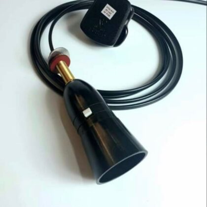 BLACK PRE-WIRED TABLE LAMP REWIRE KIT BC SWITCHED 2.5M