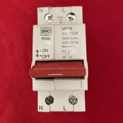MK 5500S 100A double pole main switch disconnector AC22A