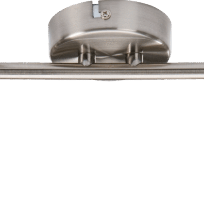Double Indoor Wall or Ceiling Spotlight 50W GU10 Brushed Chrome Knightsbridge