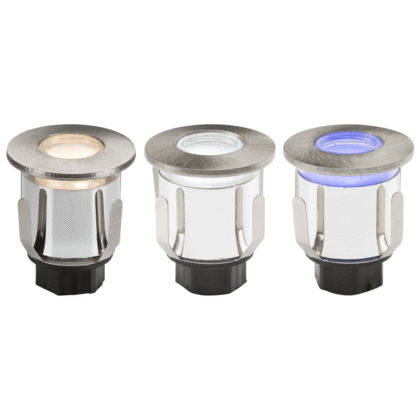 LED Outdoor Mini Ground Light with Interchangeable Heads IP65 0.6W