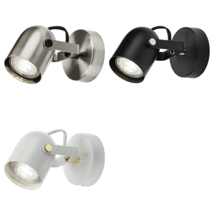 350° Adjustable Wall or Ceiling Mounted Spot Light 50W GU10