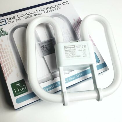 2D Energy Saving Fluorescent Tube Lamp Bulb- 16W, 28W, 2 Pin Or 4 Pin BRANDED