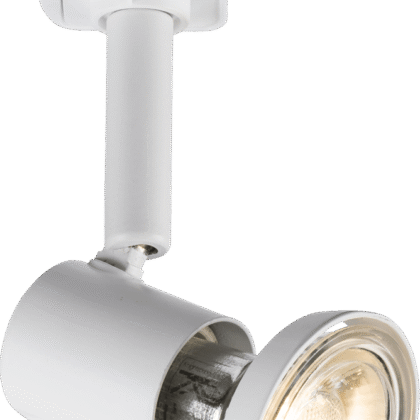 Mains Track Ceiling Spot Light 50W 230V GU10 IP20 White Knightsbridge TRKSP5W