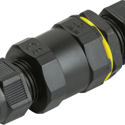 16A 3 Pole Weatherproof Inline Connector Waterproof IP68 Knightsbridge JB002