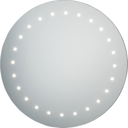LED Circular Bathroom Mirror 500mm IP44 Wall Mounted Knightsbridge ML500