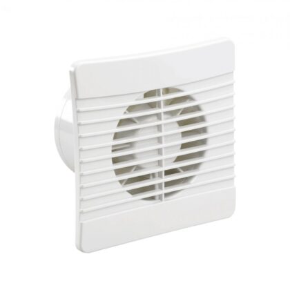 100mm 4" Extractor Fan with Timer and Shutter 16W White Airvent 431302