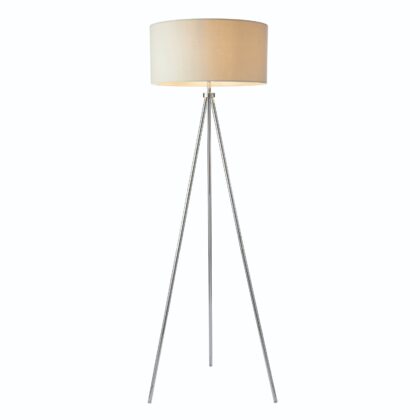 Tripod Floor Lamp with Shade 60W E27 Endon 73145