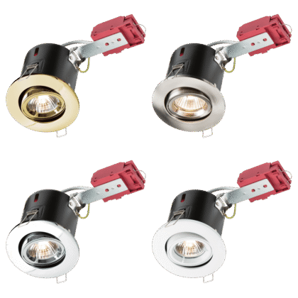 Recessed Ceiling Tilt Downlight 50W GU10 IP20 Knightsbridge