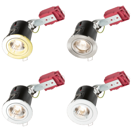 Recessed Ceiling Fixed Downlight 50W GU10 IP20 Fire Rated Knightsbridge