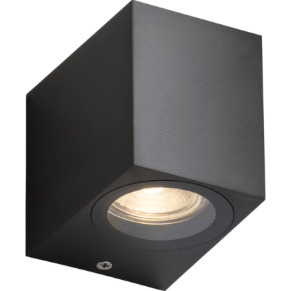 Outdoor Wall Light 5W GU10 IP65 Black Knightsbridge ALS1BK
