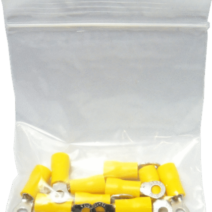 Insulated Ring Terminal Splice Connector 3mm Pack of 10