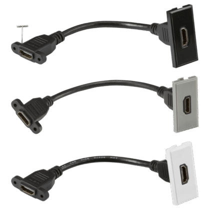 HDMI Euro Module Outlet 25 x 50mm Knightsbridge
