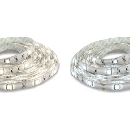 LED Strip Lights 5m 20W Warm White 2700K or Cool White 4000K IP65 Crompton