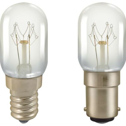 2 X Fridge Bulb Pygmy Appliance Lamp 15W SBC SES Warm White Crompton