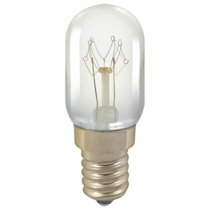 2 X Microwave Bulb Pygmy Appliance Lamp 25W E14 Warm White Crompton AM25CSES