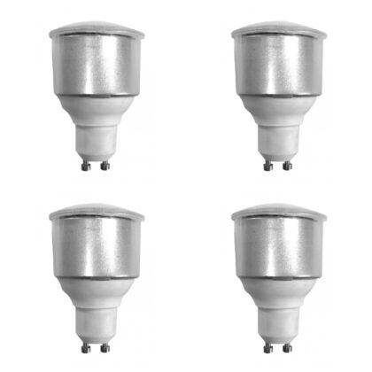 4 x TP24-8722 Long Neck L1/GU10 LED Light Bulbs 3.5 W Warm White 3000K 300 Lumen