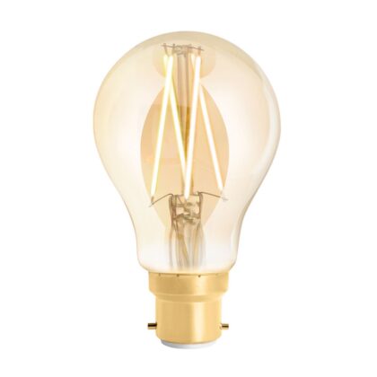LED Wiz Smart Standard Antique Filament Light Bulb 6.5W B22 CCT 4lite