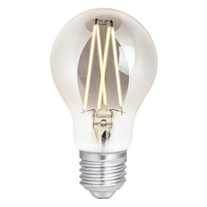 LED Wiz Smart Standard Smoked Glass Light Bulb 6.5W E27 CCT 4lite