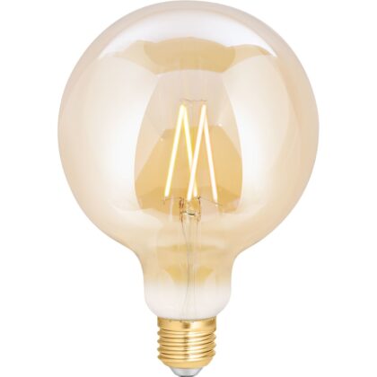 LED Wiz Smart 125mm Globe Antique Filament Light Bulb 6.5W E27 CCT 4lite