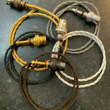 Table Lamp Rewire Kit Twisted Fabric Cable BC B22 Unswitched