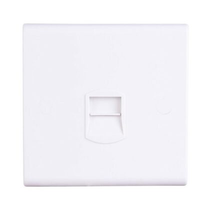 Single Gang Secondary Telephone Socket Deta Slimline S1353