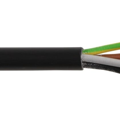 1mm 4 Core Electrical Flexible Cable 3184Y Black
