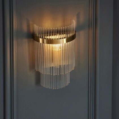 Marietta Wall Light Modern Antique Brass