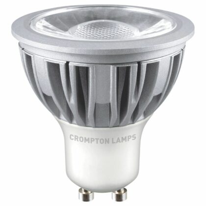 2 X LED Dimmable Reflector Light Bulb 5W GU10 Cool White 4000K Crompton
