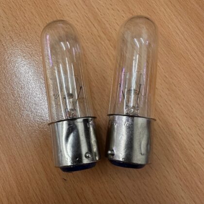 25w 130v BC B22 tubular bulb 2 pack
