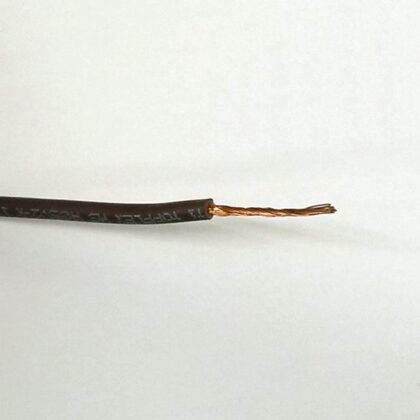 0.75mm Single Stranded Tri Rated Heat Resistant Flex Cable Brown 5m