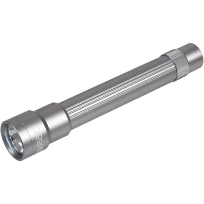 RAC LED Aluminium Body Torch Flashlight 120 lumens (AA Batteries Included)