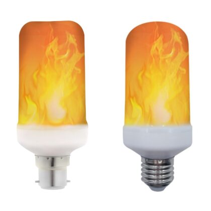 LED Flame Effect Light Bulb 5W B22 E27 Ultra Warm 1600K LyvEco